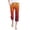 Orange, variant on Women's Gradient Pants Waist Textured Bubble Crinkle Casual Pants with Pockets Lightweight Summer Trousers for Beach and Daily Wear