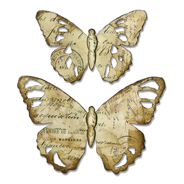 Download Sizzix Bigz Die Tattered Butterfly By Tim Holtz Walmart Com Walmart Com