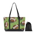 thumbnail image 7 of FORMRS Canvas Laptop Tote Bag for Women with 15.6" Computer Compartments Shoulder Handbag, Game Day Footballs, 7 of 7
