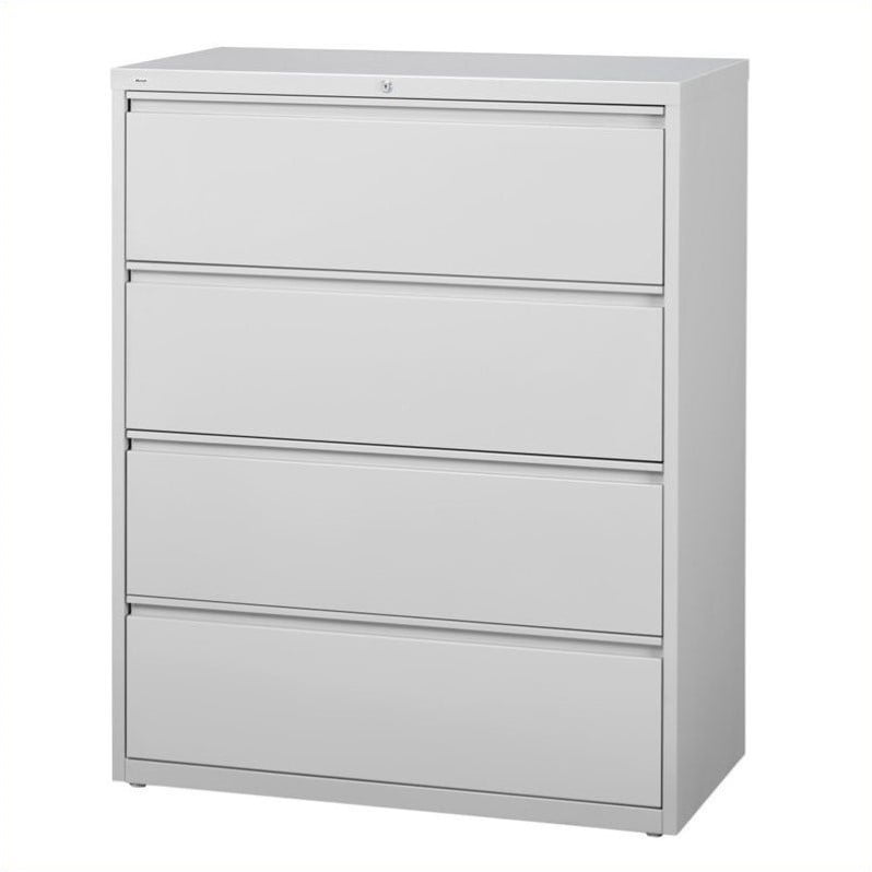 Scranton Co 4 Drawer Lateral File Cabinet In Gray Walmart Com