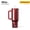 Black Cherry Metallic, variant on RTIC 40 oz Ceramic Lined Road Trip Tumbler, Leak-Resistant Lid with Straw, Blue Bouquet
