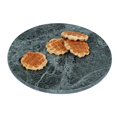 thumbnail image 3 of Creative Home Natural Green Marble Stone 12" Round Cheese Board Cake Dessert Serving Platter, 3 of 3