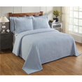 thumbnail image 1 of Jullian Collection Super Soft & Light Weight Bold Stripes Bedspread for Twin, Blue, 1 of 1