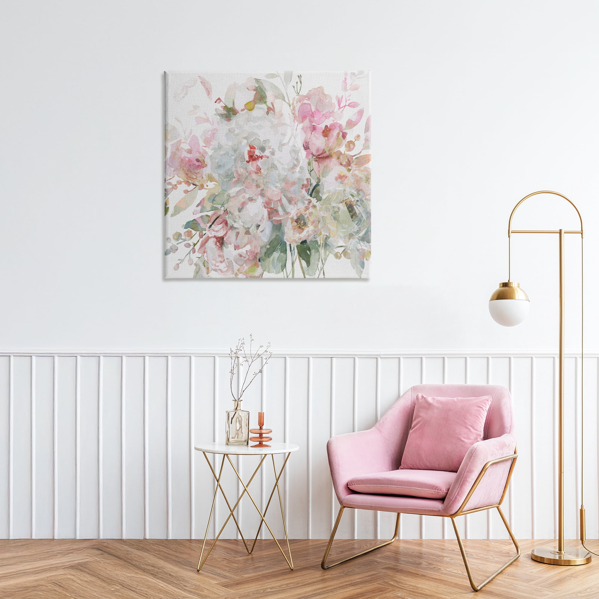 Stupell Industries Romantic Pastel Blossoms Canvas Wall Art, design by Carol Robinson