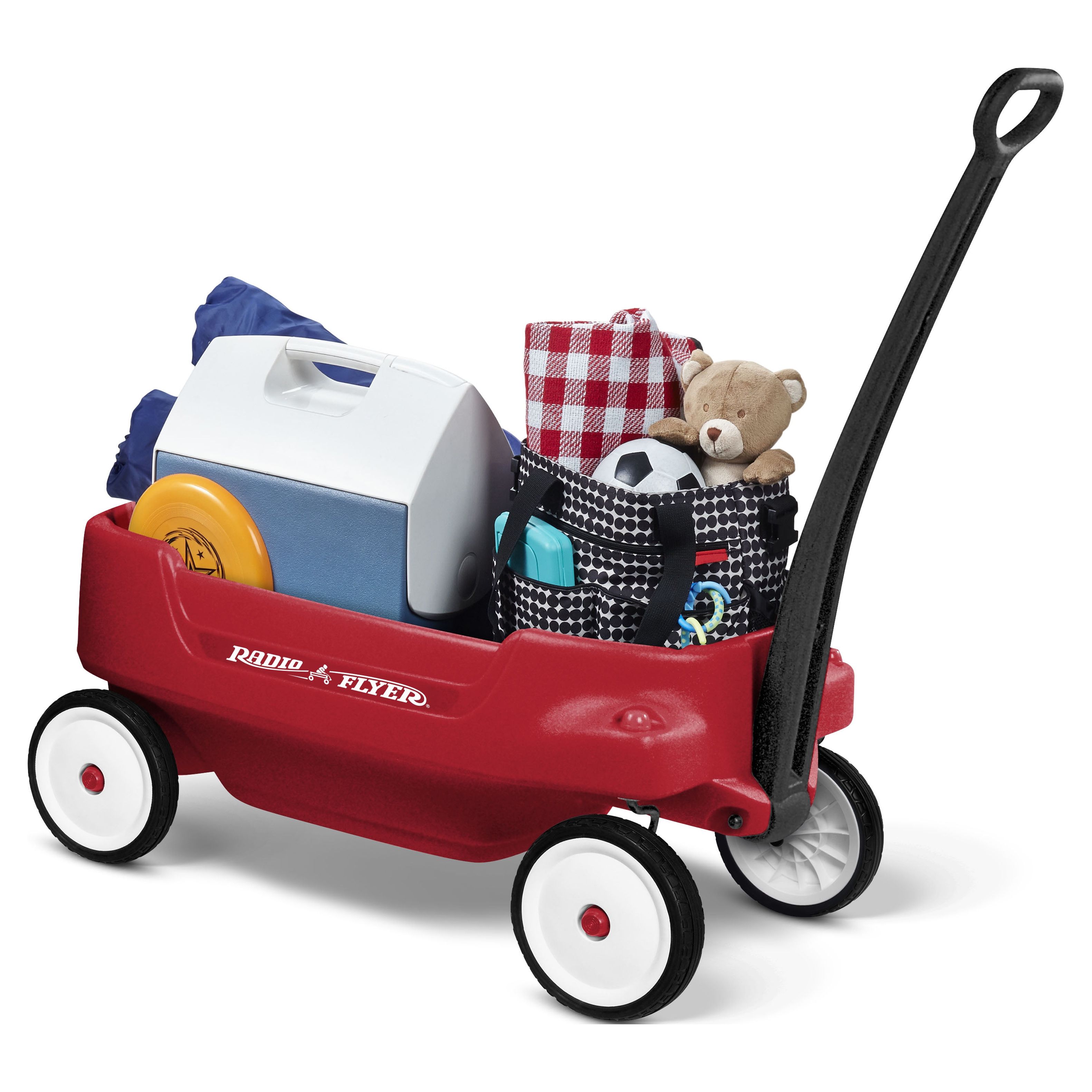Radio Flyer, Pathfinder 2-in-1 Wagon, Folding Seats, Red - image 3 of 9