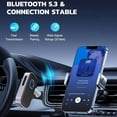 thumbnail image 5 of Wireless Bluetooth Car Receiver for Music Streaming, Auxiliary Audio Adapter with 3.5mm, Portable Audio Accessory, 5 of 7