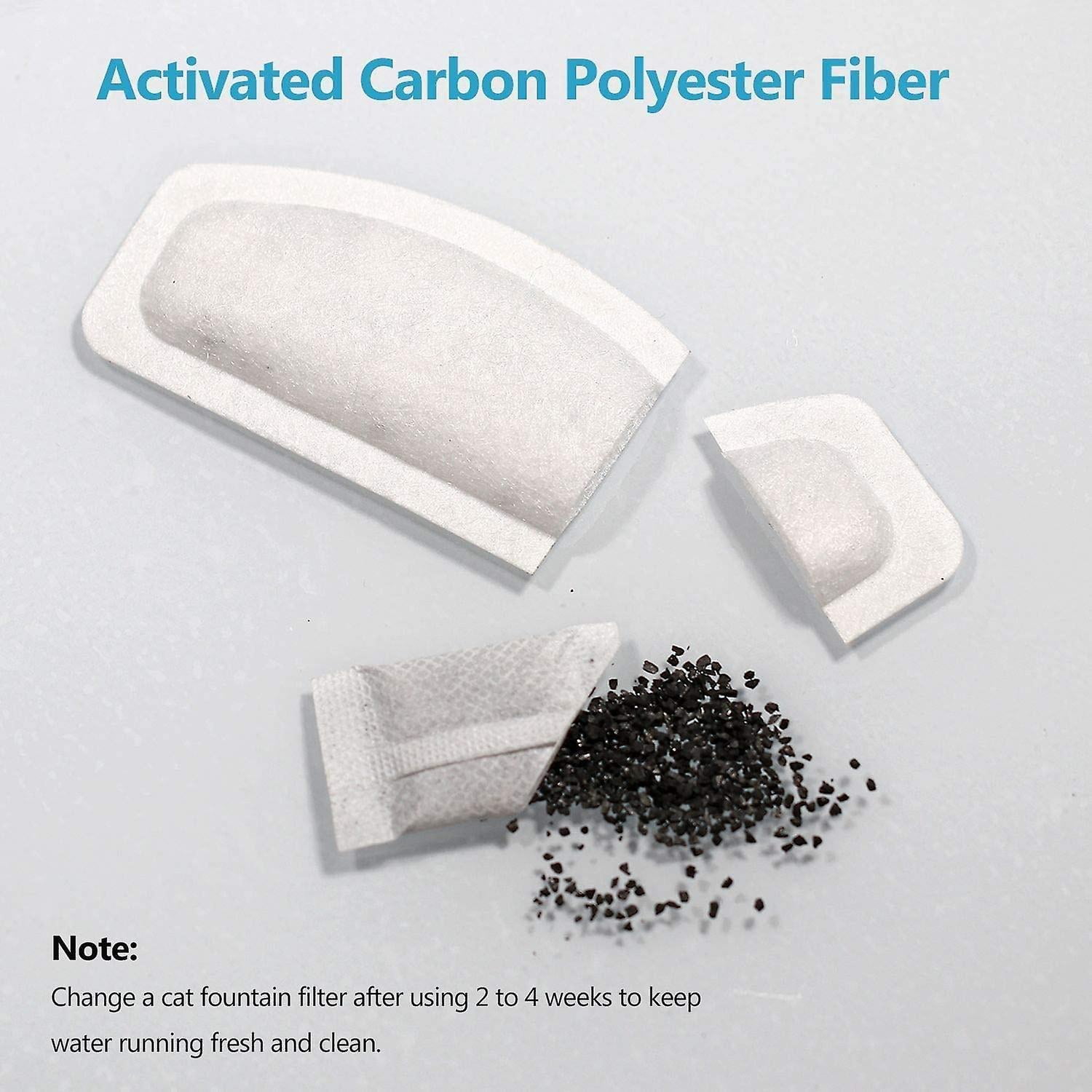 Filters For Fountain Water Cat , For Puppy Kitty Dispenser Water For Cat Silent Stainless Steel, Filter Fountain Water Cat With Cotton, Rsin