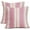 Pink, variant on Sage Green Pillow Covers 16x16 Set of 2 Gray Grey Dot Print Striped Decorative Outdoor Pillowcases Boho Rustic Farmhouse Decorative Throw Cushion Case Decor for Couch Sofa Bed