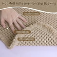 thumbnail image 6 of Upgraded Waffle Bath Mat, Super Absorbent Non Slip Bath Mats for Bathroom Floor, Machine Washable Bathroom Rugs with Tassels, Rubber Backed Bathroom Mats, Ultra Soft, 16.9" x 24", Khaki, 6 of 8