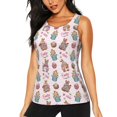 thumbnail image 2 of Picia Hello Easter Pattern Women's Workout Tank Top,Breathable Activewear,Slim Fit Athletic Top,Versatile Workout Moisture-wicking top-Large, 2 of 9