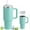 Mint Green, variant on Ochapa 40 oz Tumbler with Handle and Straw, Travel Mug for Car, 2-in-1 Lid Stainless Steel Tumblers