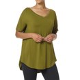 thumbnail image 1 of No nonsense Women's Ultimate Legging Tee Shirt Short Sleeve Bay Leaf M, 1 of 2