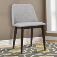 thumbnail image 2 of Armen Living Horizon Dining Side Chair in Light Gray (Set of 2), 2 of 8