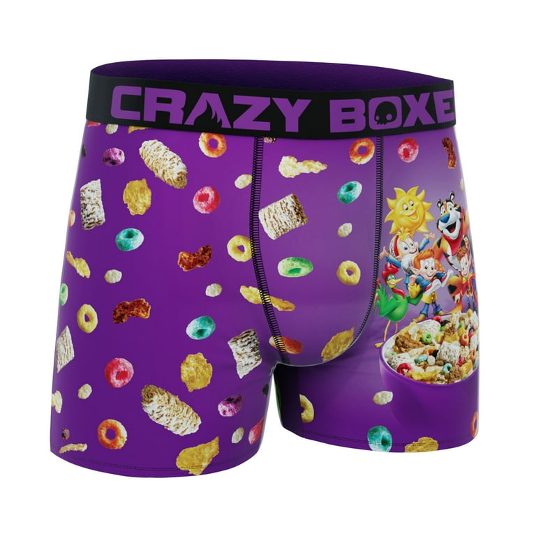 CRAZYBOXER Men's Underwear Kelloggs Resistant Lightweight Boxer