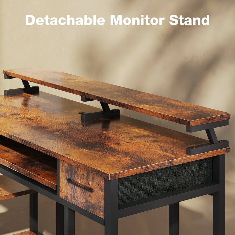 48 inch computer desk sale with keyboard tray