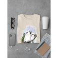 thumbnail image 3 of Pastel Parrots Iv T-Shirt Men -John Gould Designs, Male Small, 3 of 4