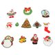 thumbnail image 2 of 12 piezas apliques de Navidad Sunnimix Santa Claus árbol de Navidad, 2 of 8