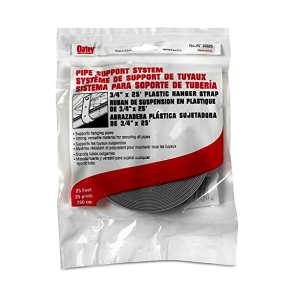 Oatey 33925 0.75 in. x 25 ft. Plastic Hanger Strap