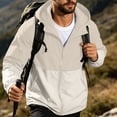 thumbnail image 5 of gbyLJF Mens Color Block Windbreaker Jacket Lightweight UPF 50+ Waterproof Rain Jackets, 5 of 9