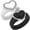 Black and White Silver, variant on Rinfit Silicone Rings – Heart Collection- 2 Rings Set | U.S. Patent Pending Design
