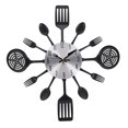 thumbnail image 5 of TAILTOSS Stainless Steel Cutlery Wall Clock with Quiet Movement for Home Use Assorted Color 1Pc, 5 of 8