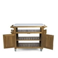 thumbnail image 6 of Homestyles Maho Brown Wood Outdoor Cart, 6 of 6