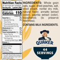 thumbnail image 3 of Quaker Instant Oatmeal, Peaches & Cream, Quick Cook Oatmeal, 1.05 oz Packets, 44 Packets, 3 of 7