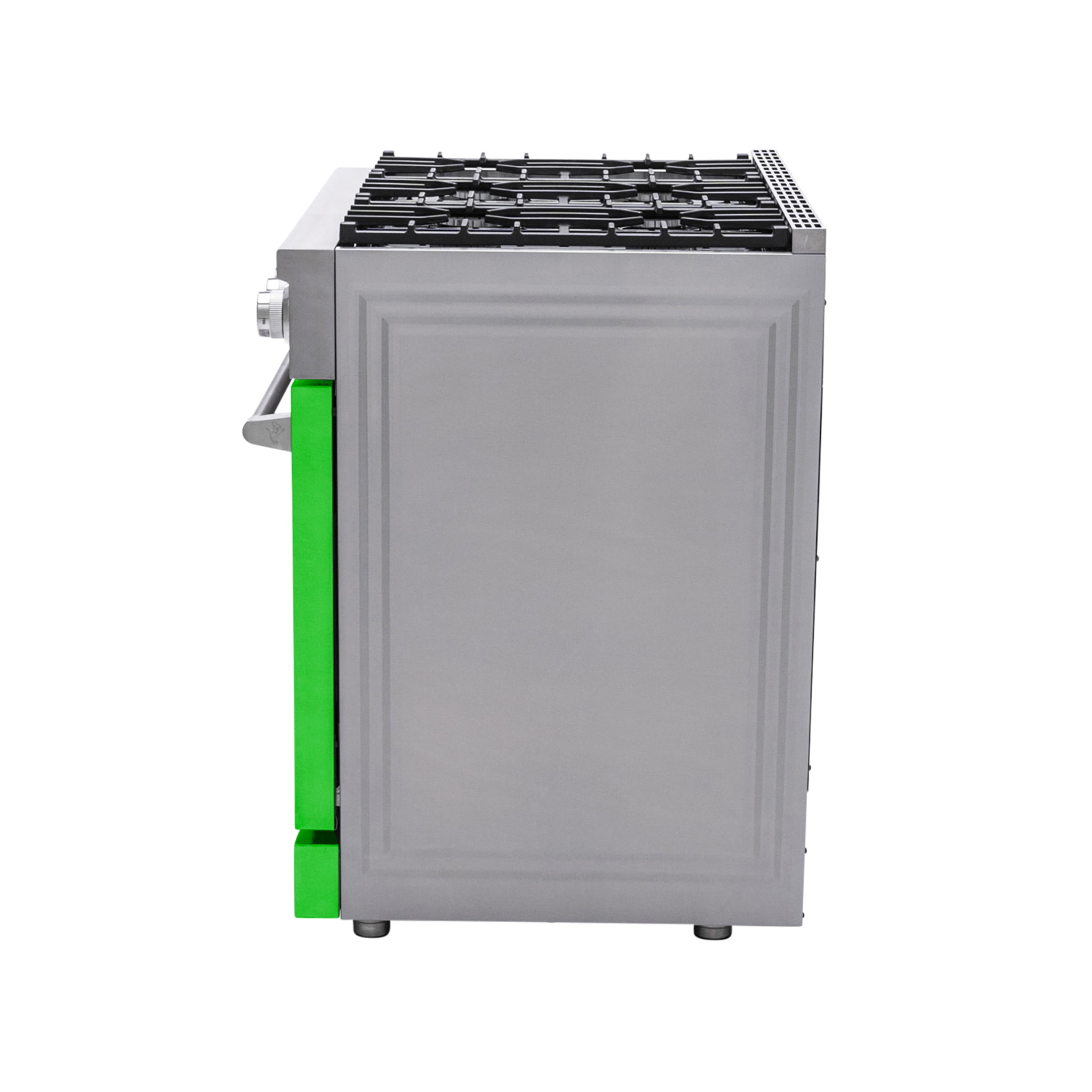 36" Gas Range + Green Door