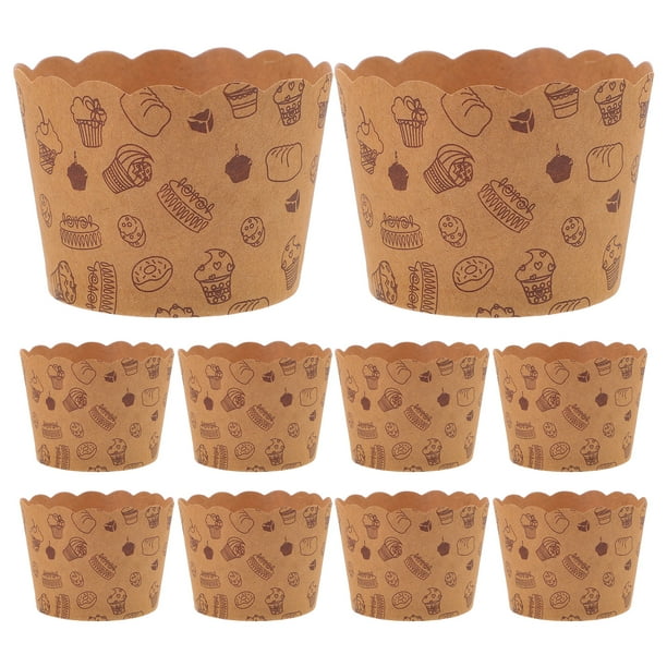 50 moldes para magdalenas y muffins, capacillos de papel para hornear, soportes para magdalenas, envoltorios para magdalenas