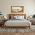 thumbnail image 2 of Madison King Solid Wood Foundation Bed in Light Toffee, 2 of 13