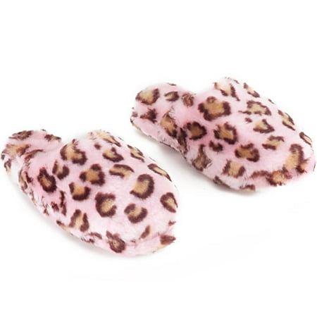 Girl's Leopard Print Slipper