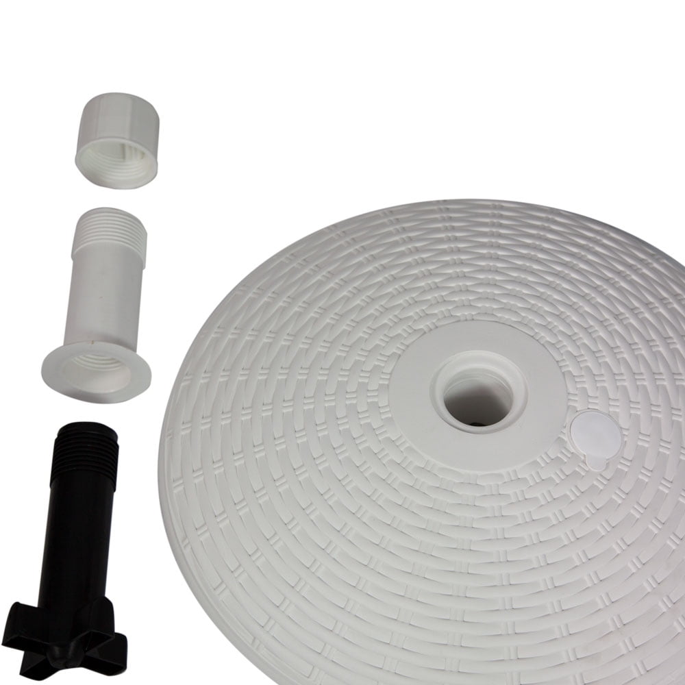 Vispronet Heavy Duty Umbrella Base, 22.5” Fillable Base for Patios, 67lbs