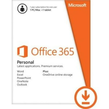 Microsoft Office 365 Personal 32/64-bit 1-Year (Office 365 Personal Best Price)