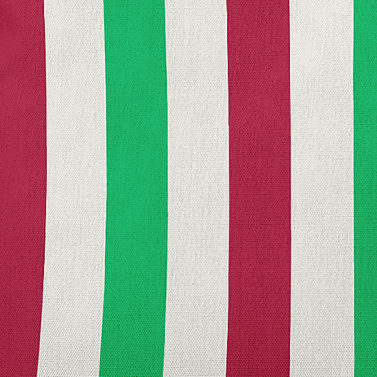 26" x 26" Simply Daisy Christmas Stripes Polyester Accent Pillow, Bright Green Qty 1