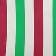 thumbnail image 2 of 26" x 26" Simply Daisy Christmas Stripes Polyester Accent Pillow, Bright Green Qty 1, 2 of 3