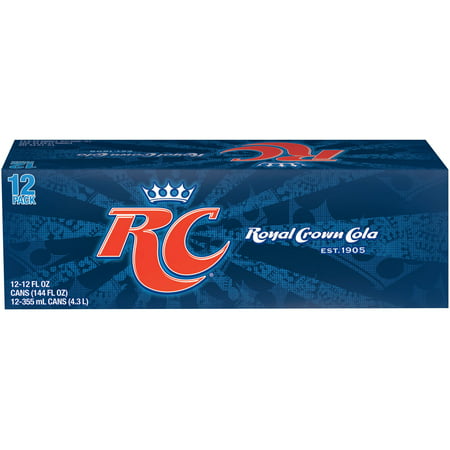 (2 Pack) RC Cola Soda, 12 Fl Oz Cans, 12 Count (Best Perk A Cola)