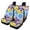 Boho Flowers, variant on KUIFORTI Hippie Flower Car Seat Covers Full Set, Automotive Seat Covers Accessories, Breathable Front Car Seat Cover Pack of 4 Car Seat Protector Cushion Pad Mat Easy to Install