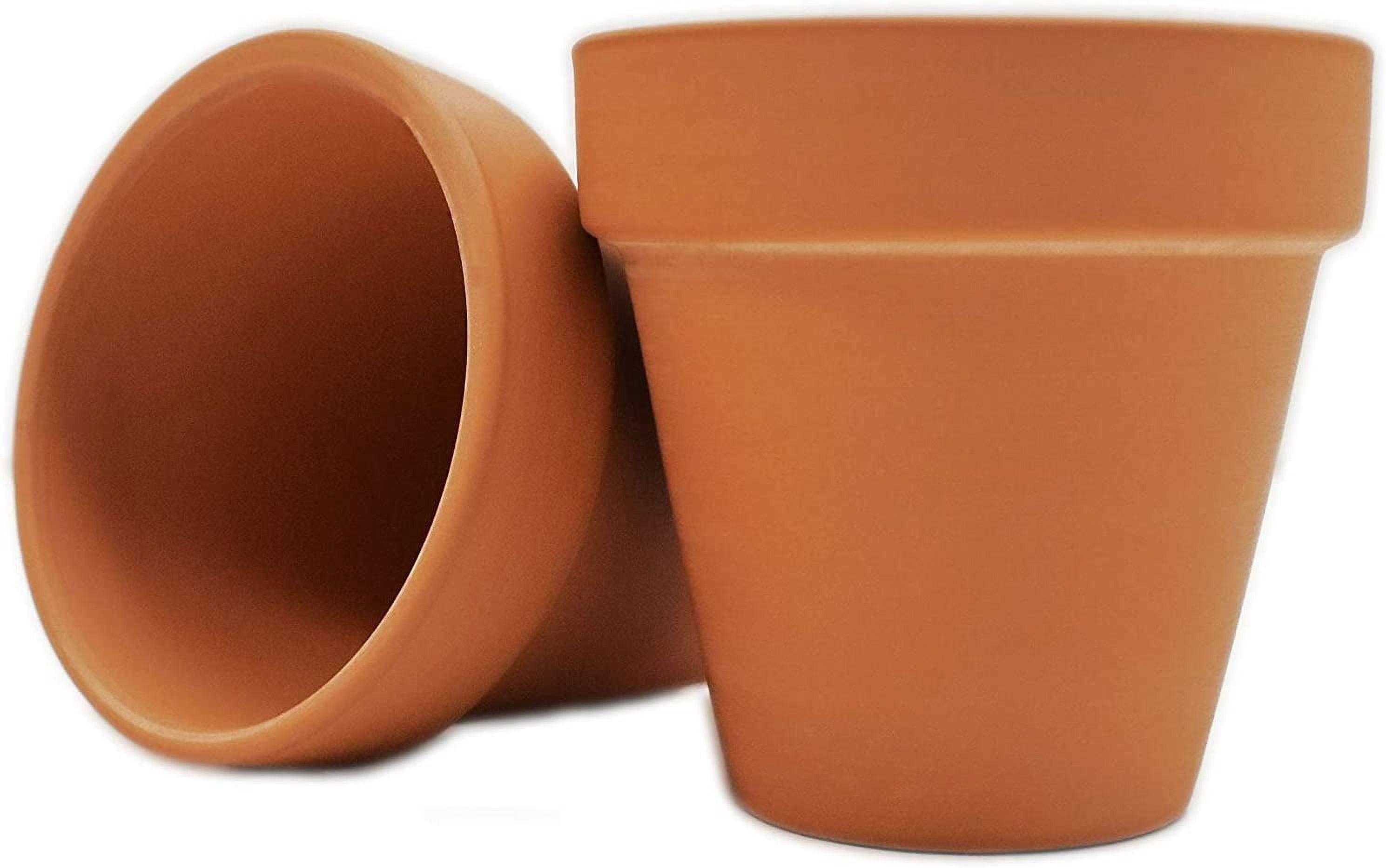 Set of 12 Terra Cotta Pots! Perfect for Vegetable or Flower Gardens! Measures - 3.75inx3.93in.d,x0.175in