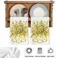 thumbnail image 5 of Eucalyptus Yellow Kitchen Towels Set of 4, Stripes Bottle Flower Cactus Plant Absorbent Dish Towels for Kitchen, Microfiber Hand Towel, Quick Drying Tea Towel for Cleaning Decorative Dishcloths, 5 of 7
