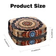 thumbnail image 2 of Mandala Vintage Sanitary Napkin Storage Bag, Zipper Menstrual Cup Pouch Feminine Menstruation First Period Pads Holder for Girls Women Ladies, 2 of 6