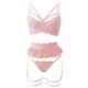 thumbnail image 2 of Gibobby Ropa sexy de mujer para sexo Ropa Dormir Mujer Sexy Accesorios erotico Ropa Sexi para Mujer lencería de Princesa Brasier y calzon Mujer Tanga Sexy Mujer(Rojo, CH), 2 of 5
