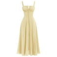 thumbnail image 5 of IDOPIP Women Floral Corset Spaghetti Strap Casual Sundress 2026 Summer Boho Flowy Midi Slit Dress, 5 of 5