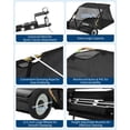 thumbnail image 6 of Tow Behind Lawn Sweeper – 48 Inch Heavy Duty, 16 cu ft Large Collector Bag – Adjustable Rotating Brush, Dumping Rope – for Lawns, Farms, Driveways – Universal Fit, 6 of 8