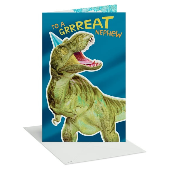 American Greetings Birthday Card for Nephew (Roaring Fun)