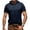 Navy-t shirts for man, variant on RongHuan Men's Short Sleeve Hoodie Shirts Summer Athletic Hooded T-Shirt Gym Workout Cotton Pullover Tops