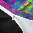 thumbnail image 4 of Castle Fairy Abstract Baseball Bat Duvet Cover Queen, Watercolor Splash Queen Bedding,Black Reversible,3-Piece,1 Duvet Cover and 2 Pillowcases, 4 of 6