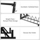 thumbnail image 2 of Yeshouse Estante de almacenamiento para pesas de 3 niveles, altura ajustable para mancuernas y pesas rusas, capacidad de 454 kg, acero al carbono Q235, fácil montaje, 2 of 7