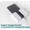 thumbnail image 2 of 4Pcs Wall Mount Phone Holder,Charger Remote Control Storage Box, Adhesive Mobile Phone Wall Stand for Charger, Phone Holders Home Office, 2 of 8