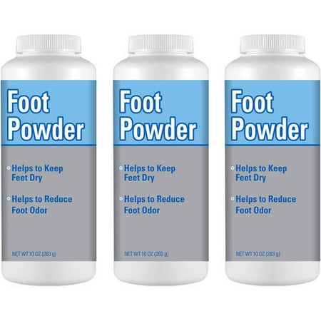 (3 Pack) Foot Powder, 10 oz