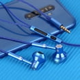 thumbnail image 4 of Gwong Electrónica Auriculares con cable Bass pesados ​​ergonómicos en la oreja 1.2M Metal 3.5mm Control de alambre Auriculares para la música, 4 of 6